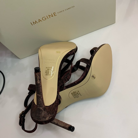 Imagine by Vince Camuto woman Ramsey Strappy Sandal Holo leopard fabric - Picture 9 of 11